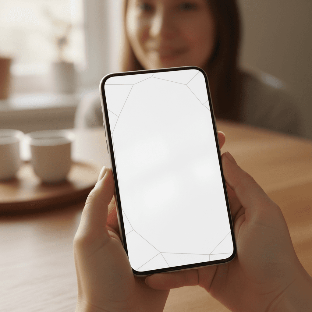 Incoming call on smartphone showing AI assistant interface